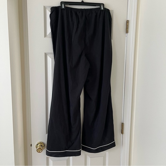 J. Crew Dreamy Cotton-Blend Pajama Top and Pant Set, Size XXL, Black White, NWT - Picture 5 of 12